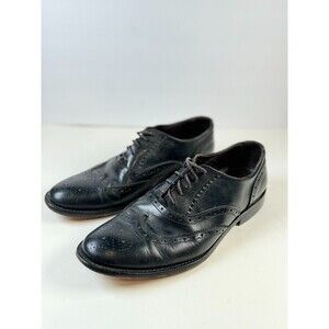 To Boot New York Mens Shoes Black Leather Oxford Brogues Dress Wing Tip US 8.5